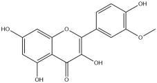 image of chemical structure of Isorhamnetin