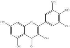 image of chemical structure of Myricetin