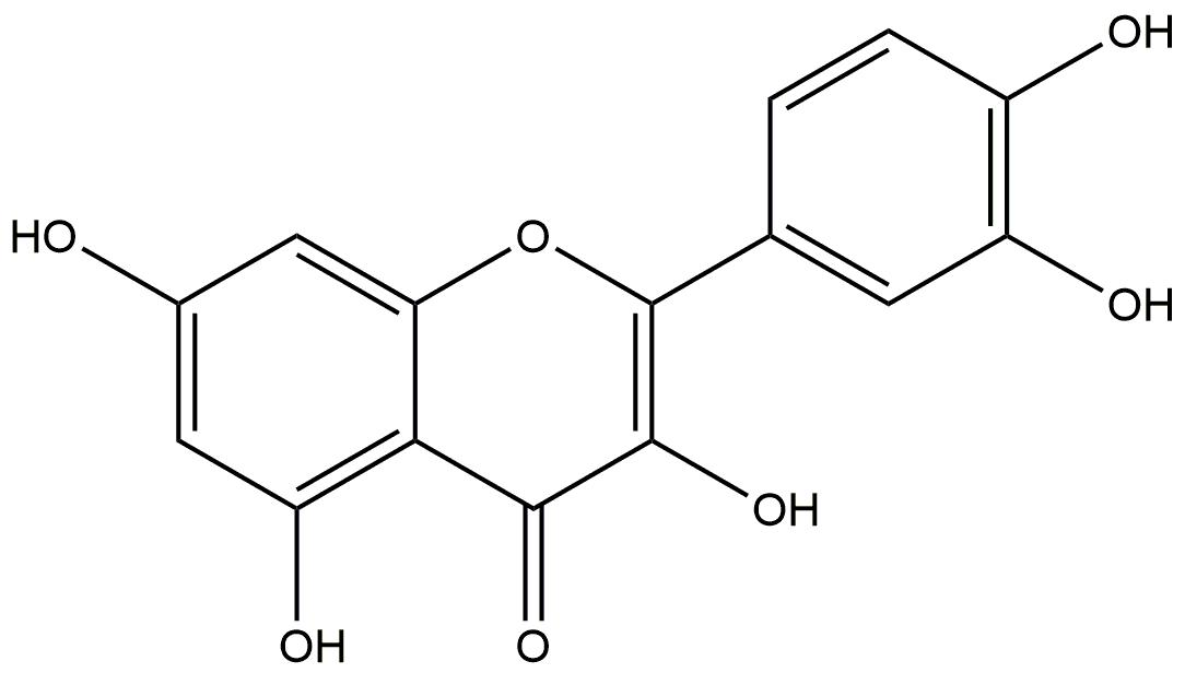 image of chemical structure of Quercetin