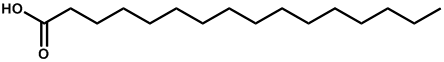 image of chemical structure of Hexadecanoic acid